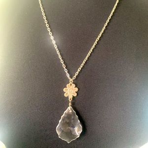 Necklace flower pendant